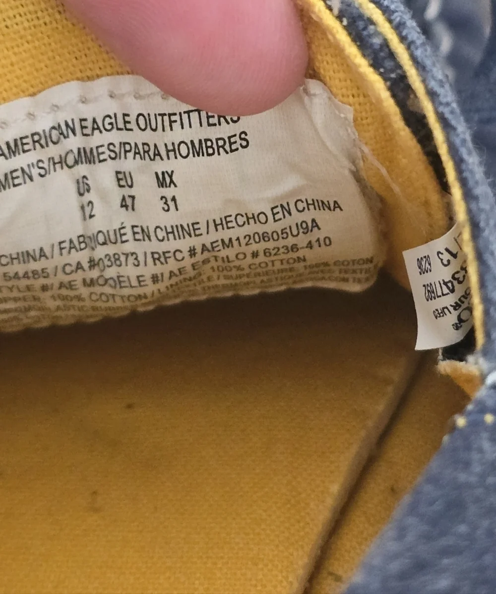 American Eagle Outfitters Navy and River Island Tan Boat Shoes
